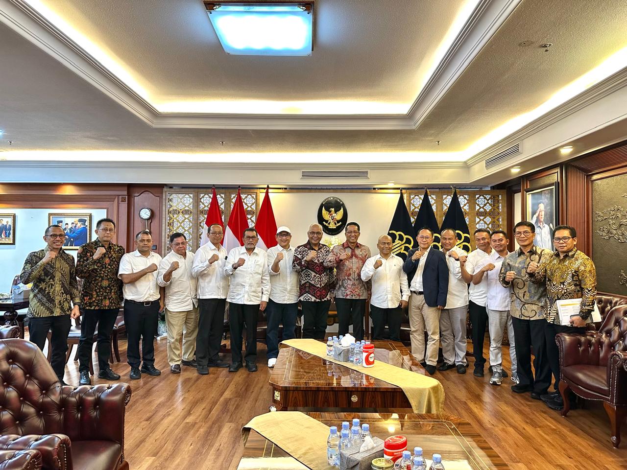 Menteri Hukum Terima Pengurus PWI Pusat