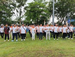 Pemda Kampar dan KONI Gelar Upacara Peringati HAORNAS ke 42 Tahun 2025 di Lapangan Pelajar Bangkinang, Ini Kata Ketua Pengkab PBSI Kampar