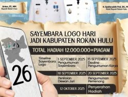 Sempena HUT ke-26, Pemkab Rohul Gelar Sayembara Desain Logo Hari Jadi