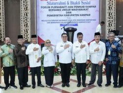 Hadiri Silaturrahmi dan Baksos Purna ASN Kampar, Sekdaprov Riau Berikan Apresiasi