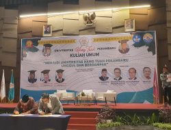 UHTP Teken MoU dengan PWI Riau, Guna Peningkatan Kualitas Pendidikan Hingga Pengabdian Masyarakat