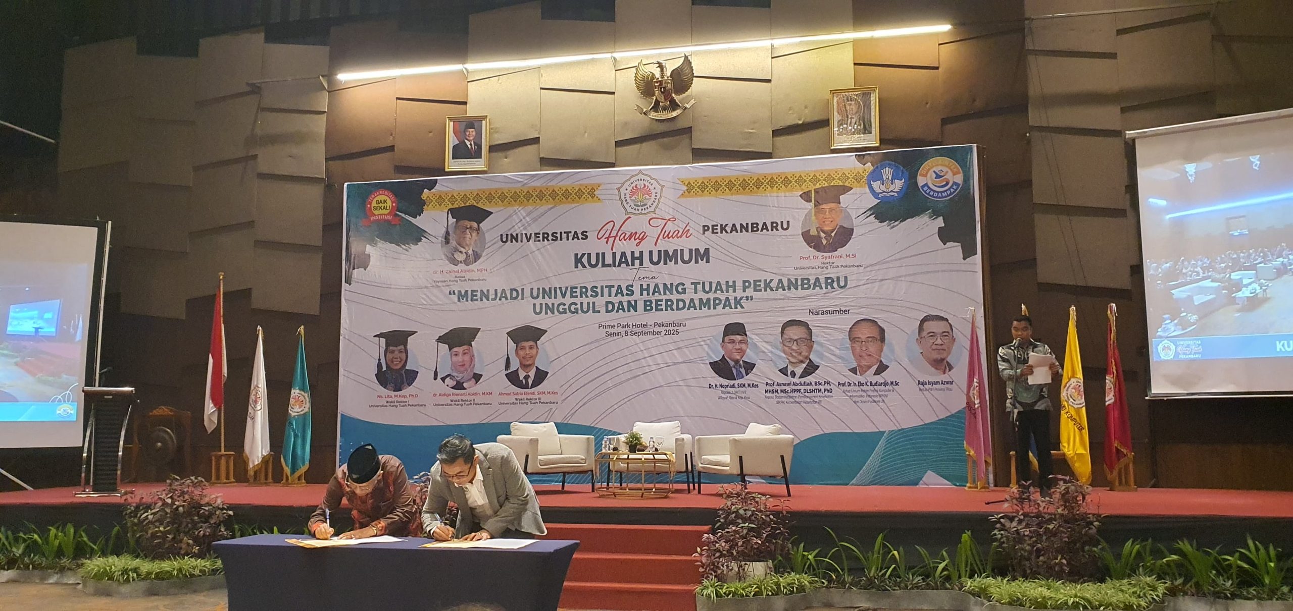 MoU UHTP dengan PWI Riau