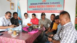 Dipimpin Kabid IKP, Team Diskominfo Rohul Lakukan Verifikasi Faktual di Kantor DPC GWI