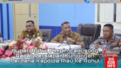 Rapat Kunker Kapolda Riau