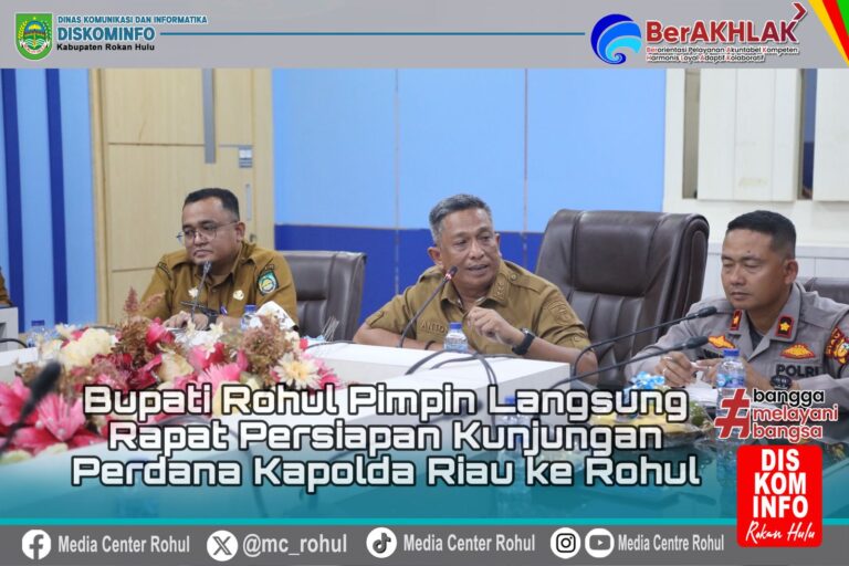 Rapat Kunker Kapolda Riau