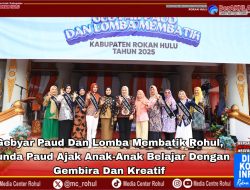Gebyar PAUD & Lomba Membatik, Bunda PAUD Rohul: Membatik dapat Melatih Ketekunan dan Kesabaran Anak
