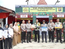 Pastikan Kesiapsiagaan Ops Lilin 2025, Kapolres Rohul Tinjau Pos PAM Simpang TB Tandun