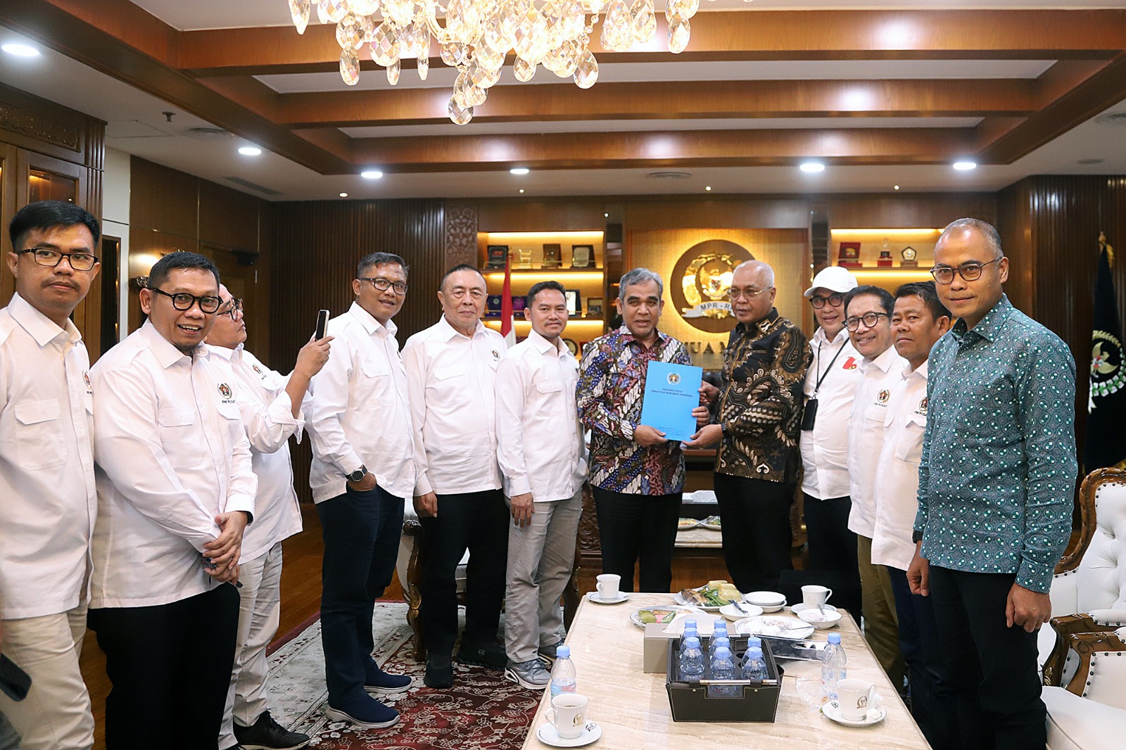 Audiensi PWI dengan Ahmad Muzani