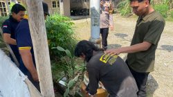 Satreskrim Polres Rohul Amankan Seorang Pemuda Curi Kabel Lampu Jalan di Simpang Supra