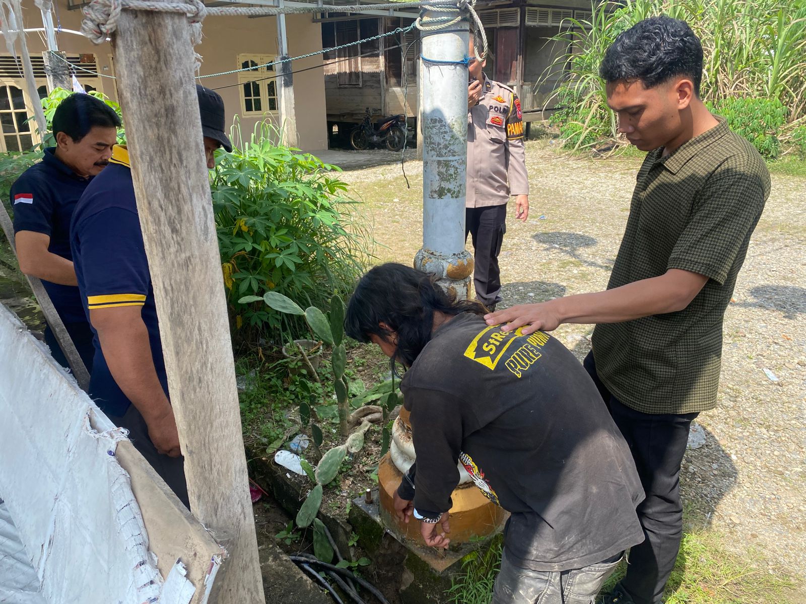 TP Pencurian Kabel Lampu Jalan