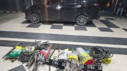 Tim Resmob Polres Rohul, Ciduk Terduga Pelaku Pencuri Kabel Tower Telkom