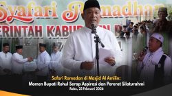 Safari Ramadhan di Masjid Al Amilin Bangun Purba, Momen Bupati Rohul Pererat Silaturahmi dan Serap Aspirasi