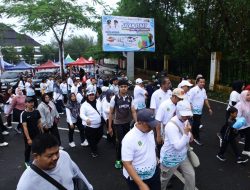 Ribuan Warga Banten Meriahkan Jalan Sehat HPN 2026, Antusias Sambut Kedatangan Presiden Esok