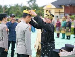 Perkuat Identitas Melayu, 11 Ribu Anggota Polda Riau Pakai Tanjak dan Selempang, Polres Rohul Launching Tanjak Unak Serantau