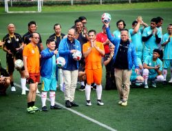 Sambut HPN dan Piala Dunia 2026, PWI Main Bola Bareng ANTARA, TVRI, dan RRI
