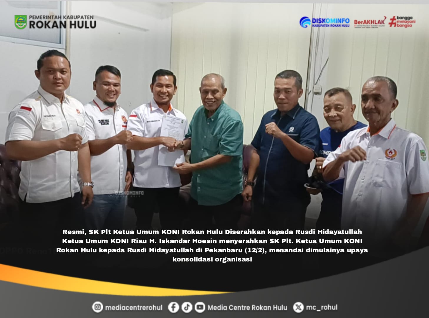 SK Plt Ketum KONI ROHUL