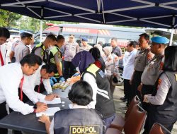 Dukung Program P4GN, Seluruh Personel Polda Riau Jalani Tes Urine Serentak