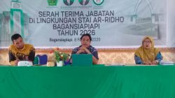 Gelar Sertijab Pejabat Struktural dan Persiapan Transformasi STAI Ar Ridho Bagansiapiapi Menuju Institut