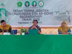 Gelar Sertijab Pejabat Struktural dan Persiapan Transformasi STAI Ar Ridho Bagansiapiapi Menuju Institut