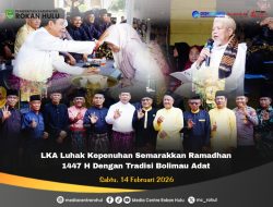 Sambut Bulan Suci Ramadhan 1447 H, LKA Luhak Kepenuhan Semarakkan Tradisi Bolimau Adat