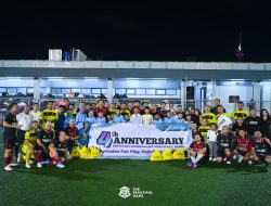 Seejontor FC Genap 4 Tahun, Komunitas Jurnalis Perkuat Silaturahmi dan Aksi Sosial