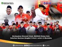 BAZNAS Rohul Berdayakan Ekonomi Umat, Salurkan Bantuan Bengkel ‘Z-Auto’ ke 13 Mustahiq