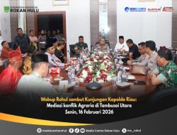 Mediasi Konflik Agraria di Tambusai Utara, Wabup Rohul Sambut Kunjungan Kapolda Riau