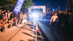 Gelar Lomba Balap Lari Malam Hari, Polres Rohul Salurkan Energi Anak Muda ke Arah Positif