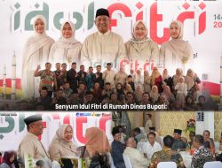 Senyum Lebaran di Rumah Dinas Bupati Rohul, Open House Jadi Ruang Kebersamaan Tanpa Sekat