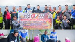 Polres Rohul Patroli Karhutla Dibarengi Aksi Sosial, Pastikan Rambah Zero Hotspot