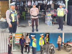 Patroli Intensif Pos Pam Simpang TB Tandun, Arus Mudik Idul Fitri Aman Terkendali