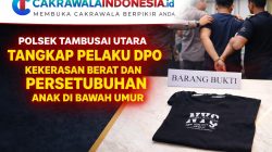 Polsek Tambusai Utara Tangkap Pelaku DPO Kekerasan Berat dan Persetubuhan Anak di Bawah Umur