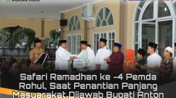 Safari Ramadhan Pemda Rohul ke Desa Payung Sekaki, Bupati Anton Jawab Penantian Panjang Masyarakat
