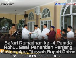 Safari Ramadhan Pemda Rohul ke Desa Payung Sekaki, Bupati Anton Jawab Penantian Panjang Masyarakat