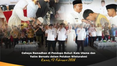 Silaturahmi Akbar Sambut Ramadhan Bersama Ulama dan Anak Yatim, Ini Kata Bupati Rohul Anton