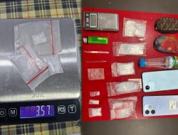 Satresnarkoba Polres Rohul Tangkap Pengedar Sabu di Tambusai, Amankan BB 3,57 Gram