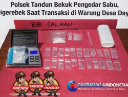 Polsek Tandun Bekuk Pengedar Sabu, Digerebek Saat Transaksi di Warung Desa Dayo