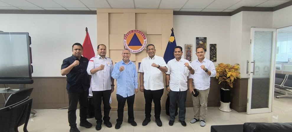 Koordinasi dengan BNPB
