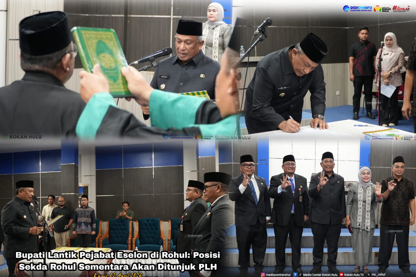 Lantik Pejabat Eselon