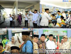 Penuh Haru, Bupati Anton Lepas 191 JCH Rohul Kloter 8 di Embarkasi Batam