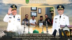 CSR PT Anugerah Niaga Sawindo Dorong Masjid Agung Islamic Center Jadi Pusat Ekonomi dan Kesejahteraan Umat