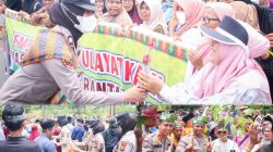 Pendekatan Humanis Polres Rohul Warnai Aksi PMRK, Demonstran Disambut Simbol Budaya Melayu dan Green Policing