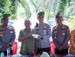 Kapolres Rohul Tancap Gas, Jembatan Merah Putih Presisi Dihadirkan untuk Warga Muara Jaya