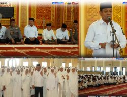 Menuju Haji Mabrur, 377 JCH Rohul Jalani Manasik Haji di Islamic Center Pasir Pengaraian