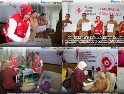 PMI Rohul Atasi Krisis Stok Darah, Gandeng Seluruh OPD Lewat MoU Strategis