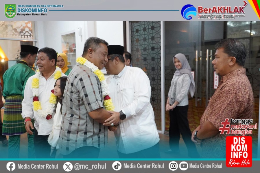 Penyambutan Bupati dan Wabup Rohul