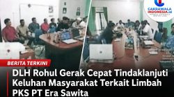 DLH Rohul Gerak Cepat Tindaklanjuti Keluhan Masyarakat Terkait Limbah PKS PT Era Sawita