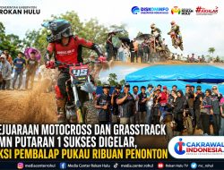 Kejuaraan Motocross dan Grasstrack BMN Putaran 1 Sukses Digelar, Aksi Pembalap Pukau Ribuan Penonton