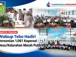 Wabup Tebo Hadiri Peresmian Operasional 1.061 Koperasi Desa/Kelurahan Merah Putih
