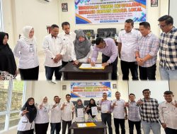 Bawaslu Kampar MoU dengan Dipersip, Langkah Strategis Perkuat Pengawasan Partisipatif Melalui Literasi